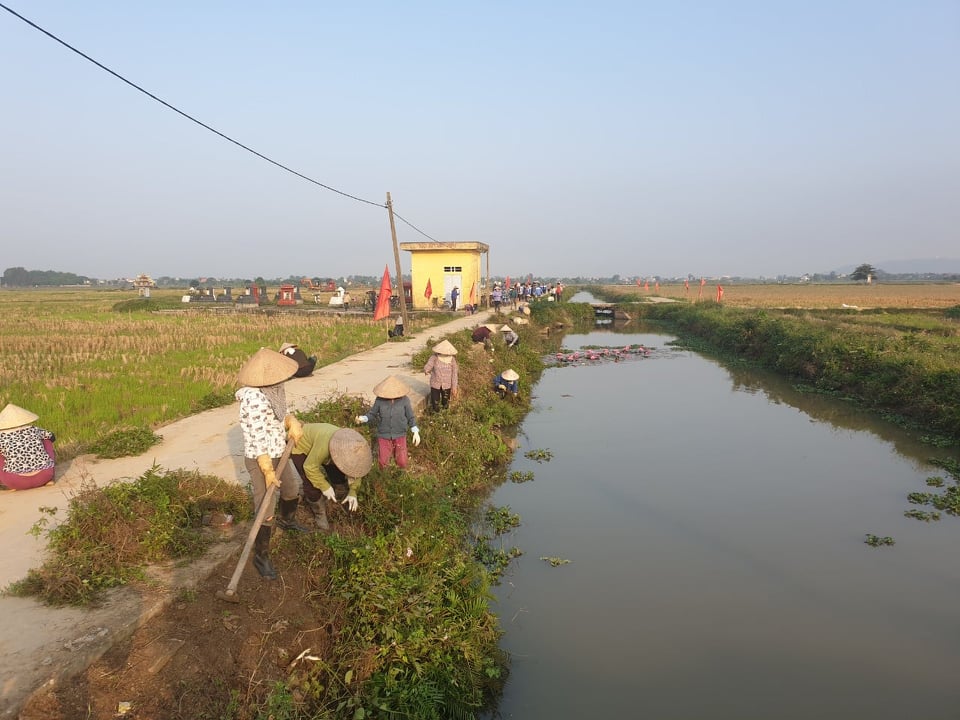 Sạch từ nhà ra đồng ruộng ở Ngũ Phúc