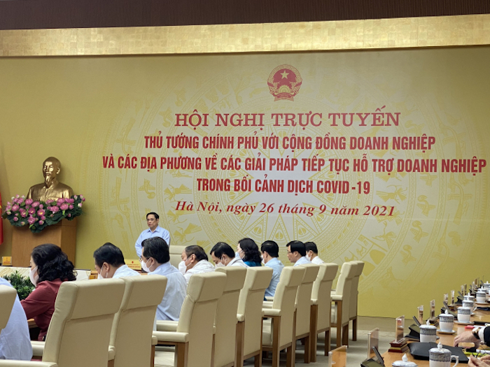 Thủ tướng đối thoại với doanh nghiệp: Vực dậy 'sức khỏe' của doanh nghiệp sau 'cơn bão' COVID-19