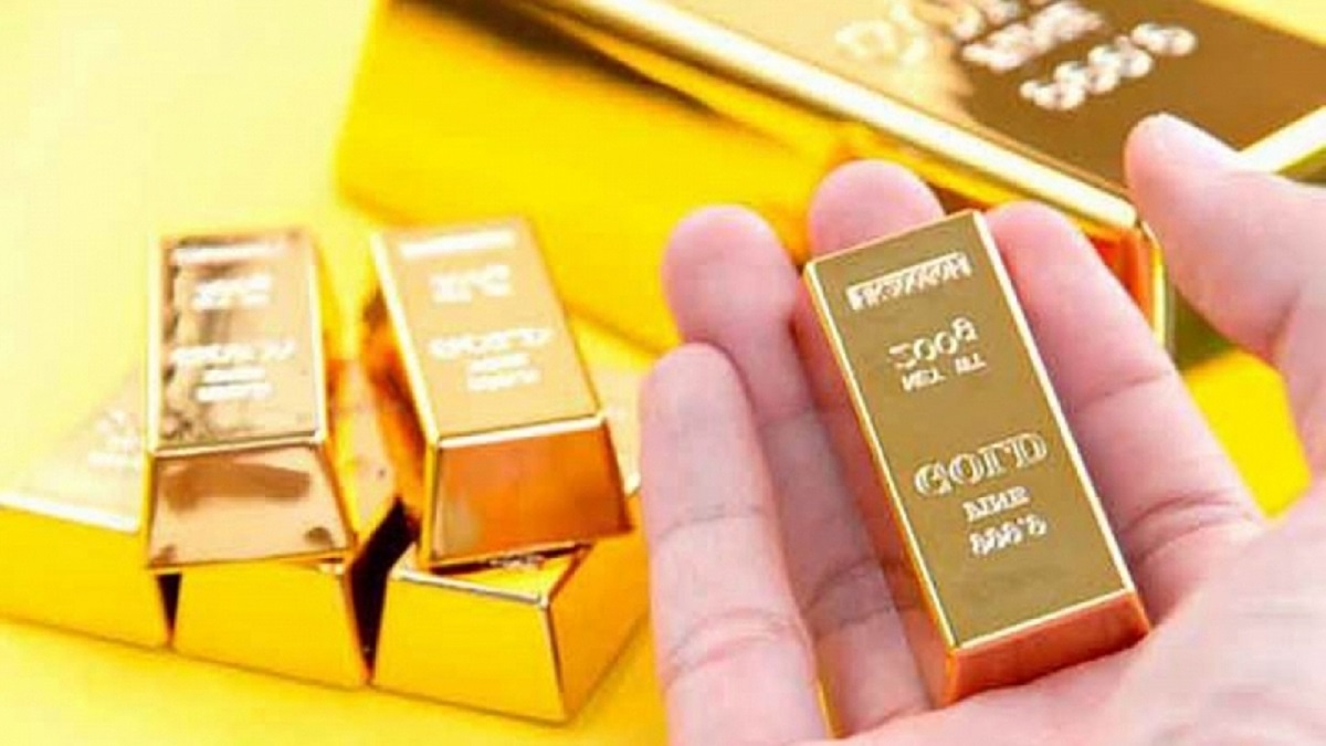 Giá vàng điều chỉnh giảm 50.000 đồng/lượng