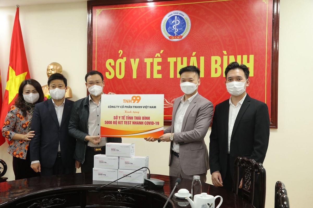 Công ty Cổ phần TNH99 góp sức cùng Thái Bình vượt qua đại dịch Covid-19