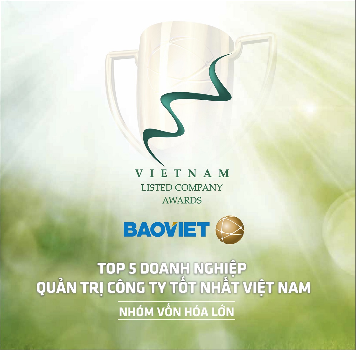 Bảo Việt được vinh danh Top 5 Doanh nghiệp quản trị công ty tốt nhất năm 2021