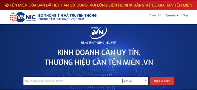 VNDirect 'quên' gia hạn tên miền, nhà đầu tư không vào được website