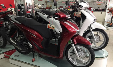 Nhiều mẫu xe máy tay ga Honda khan hàng vì ảnh hưởng về chuỗi cung ứng