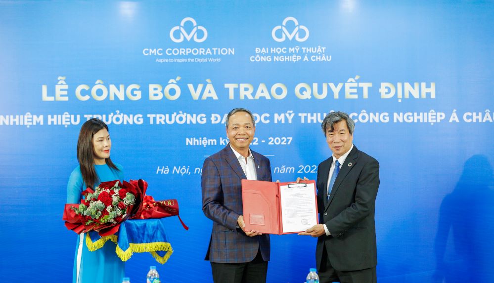 CMC bổ nhiệm Hiệu trưởng Đại học Mỹ thuật Công nghiệp Á Châu