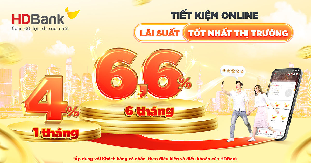 Khách hàng 'chọn mặt gửi tiền' khi HDBank công bố mức lãi suất mới