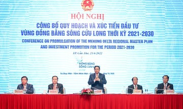 Thủ tướng chủ trì Hội nghị công bố quy hoạch và xúc tiến đầu tư vùng Đồng bằng sông Cửu Long