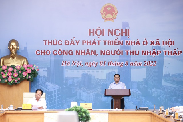 Thủ tướng chủ trì hội nghị thúc đẩy xây 1 triệu nhà ở cho người thu nhập thấp