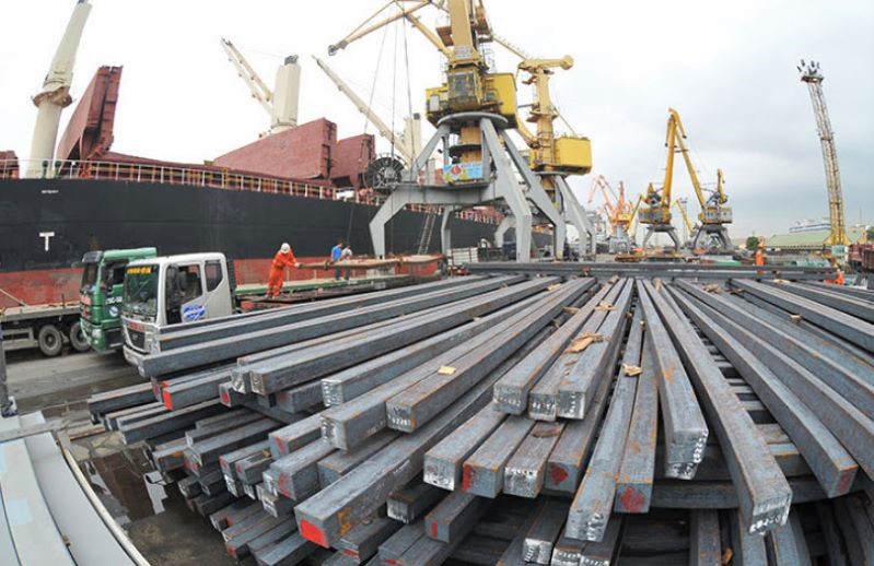 Nhập siêu gần 2 triệu tấn thép trong 7 tháng đầu năm