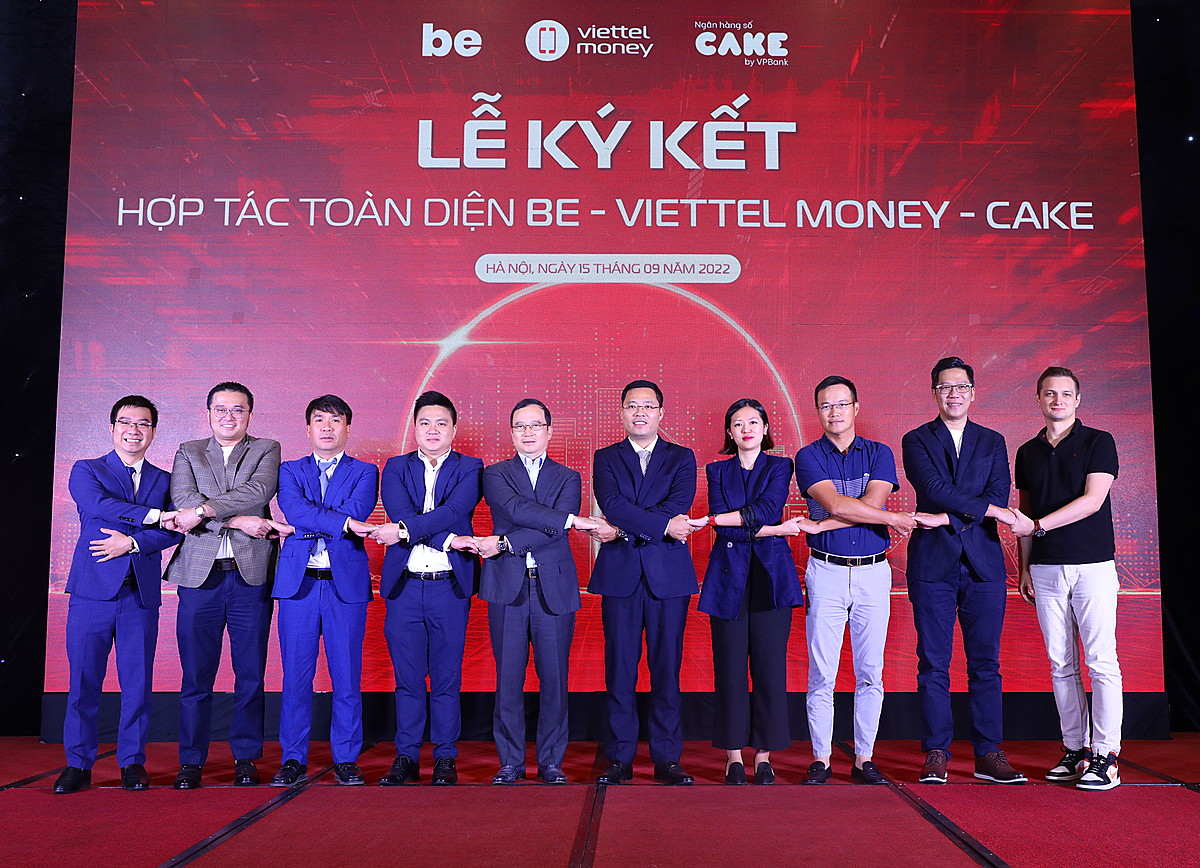 Viettel Money hợp tác toàn diện với Cake by VPBank và Be để tối ưu trải nghiệm người dùng