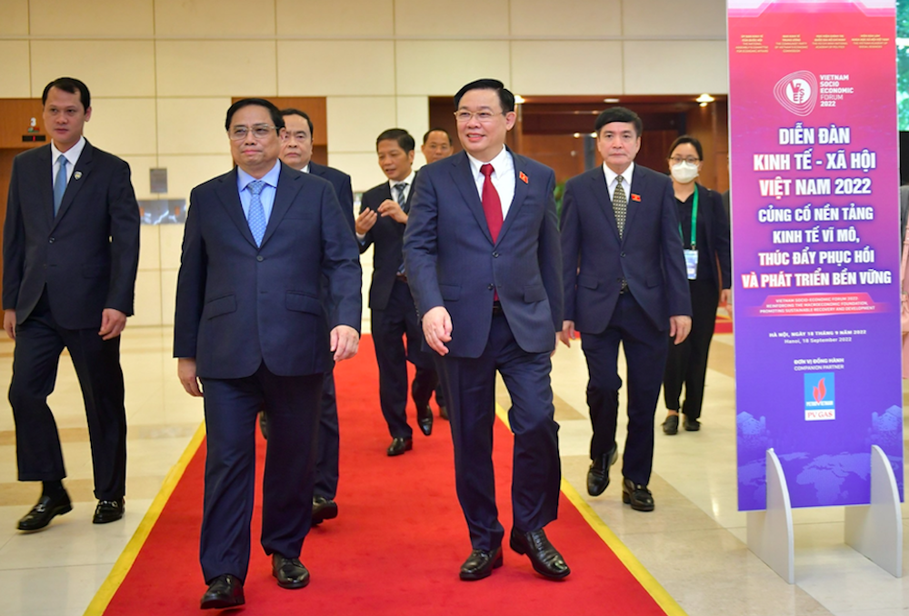 Chủ tịch Quốc hội: Ổn định kinh tế vĩ mô là yếu tố 'bất biến' để ứng 'vạn biến'