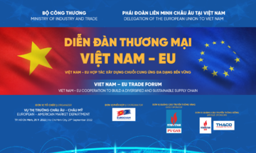Diễn đàn thương mại Việt Nam - EU: Hợp tác xây dựng chuỗi cung ứng đa dạng bền vững