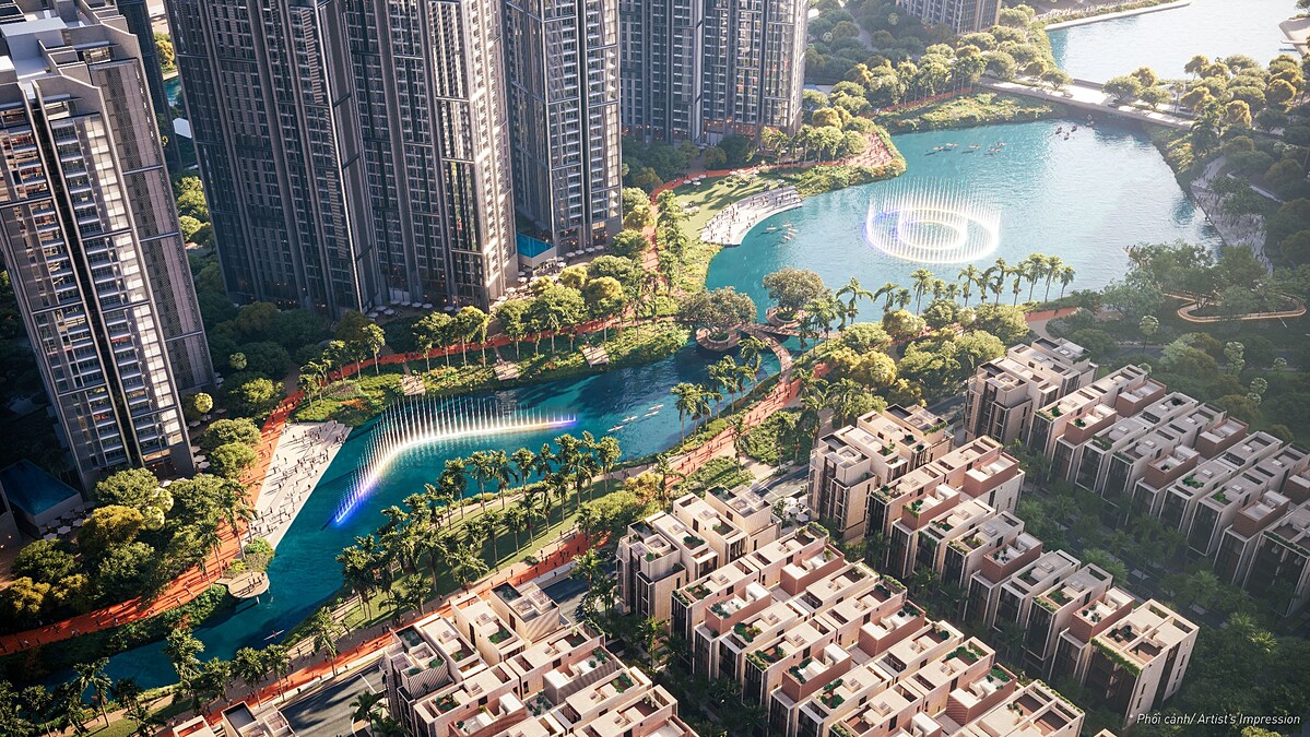 Một trung tâm mới dần hiện rõ khi hàng nghìn người dân 'đổ bộ' lễ hội nhạc nước mỗi tuần tại The Global City