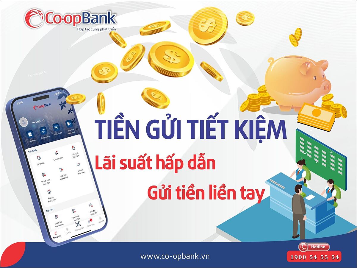 Lãi suất hấp dẫn - Gửi tiền liền tay