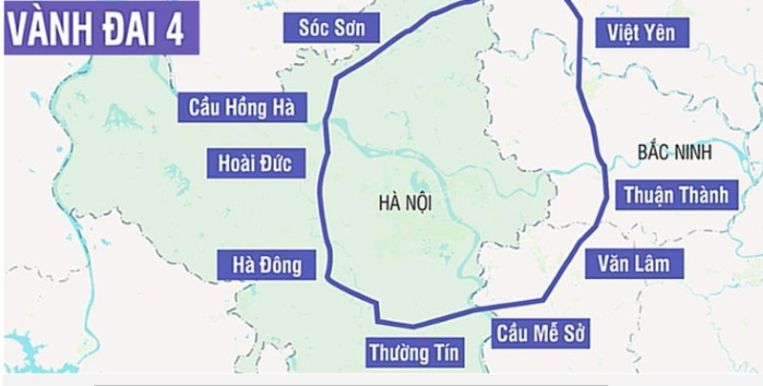 Hà Nội: Bàn giao 70% mặt bằng Vành đai 4 trước ngày 30/6/2023
