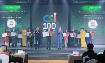 Nestlé Việt Nam được bình chọn là DN bền vững nhất Việt Nam trong 2 năm liên tiếp