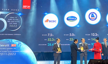 Top 50 công ty kinh doanh hiệu quả nhất Việt Nam 11 năm liền vinh danh Vinamilk