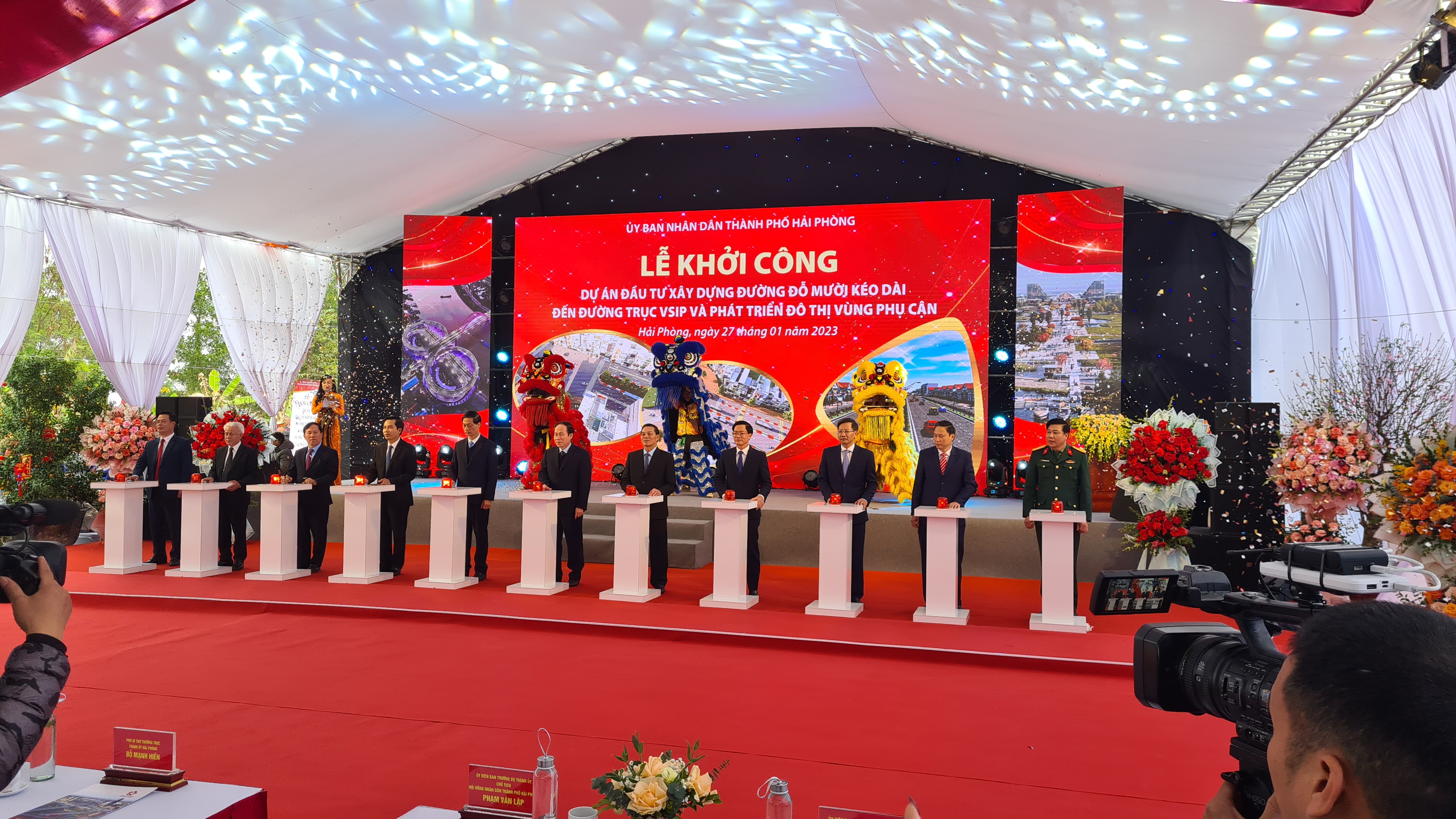 Hải Phòng khởi công Dự án xây dựng đường Đỗ Mười kéo dài