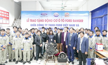 Ford Việt Nam tặng thiết bị cho các trường Kỹ thuật