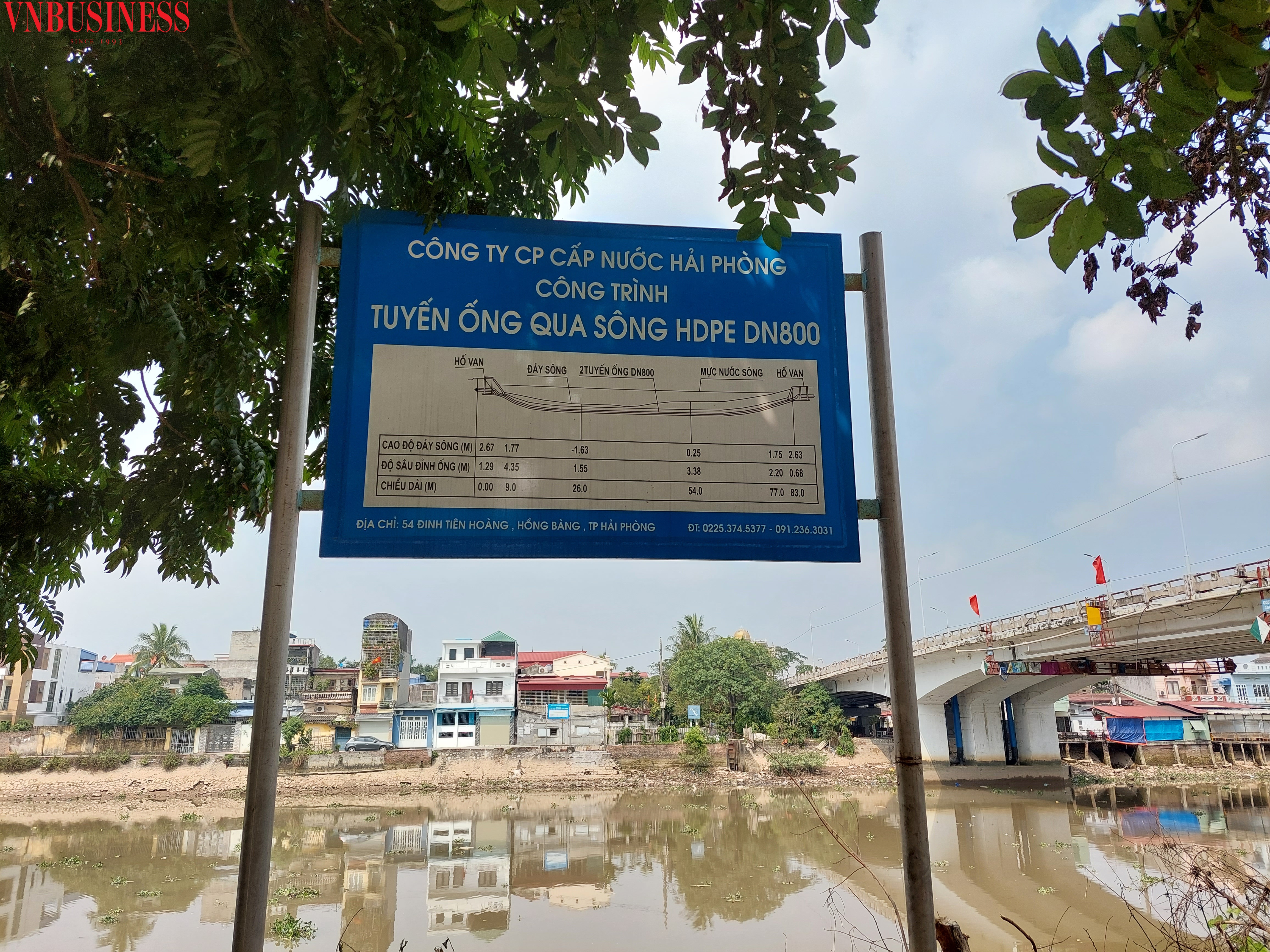 Hải Phòng khắc phục sự cố bục vỡ ống xi phông cấp nước thô nhà máy nước An Dương