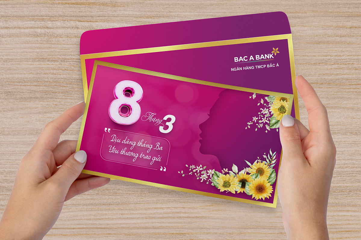 Món quà đặc biệt BAC A BANK dành tặng khách hàng nữ nhân ngày phụ nữ 8/3