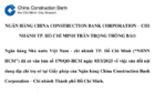 Ngân Hàng China Construction Bank Corporation - CN TP.HCM