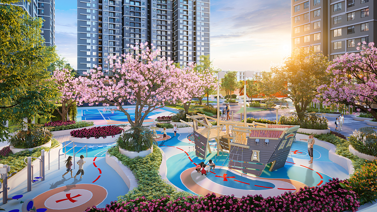Gia đình có con nhỏ chuộng Hanoi Melody Residences