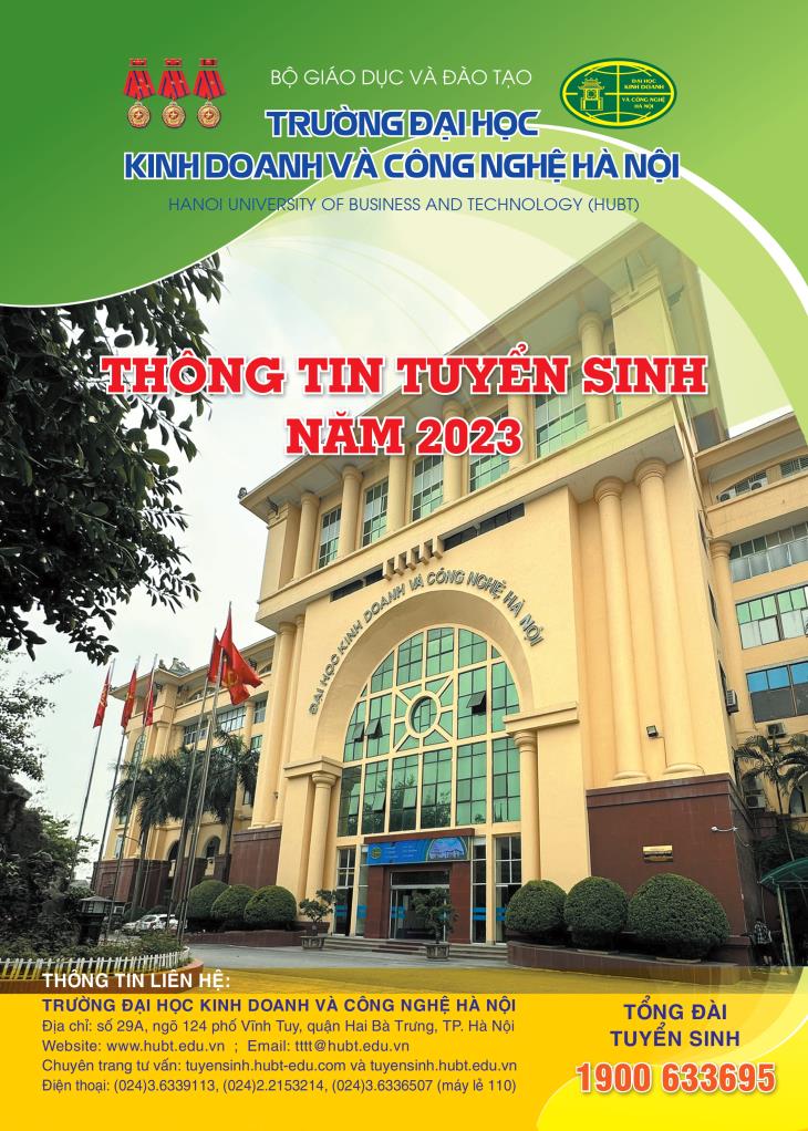 Trường Đại học Kinh doanh và Công nghệ Hà Nội thông báo tuyển sinh năm 2023