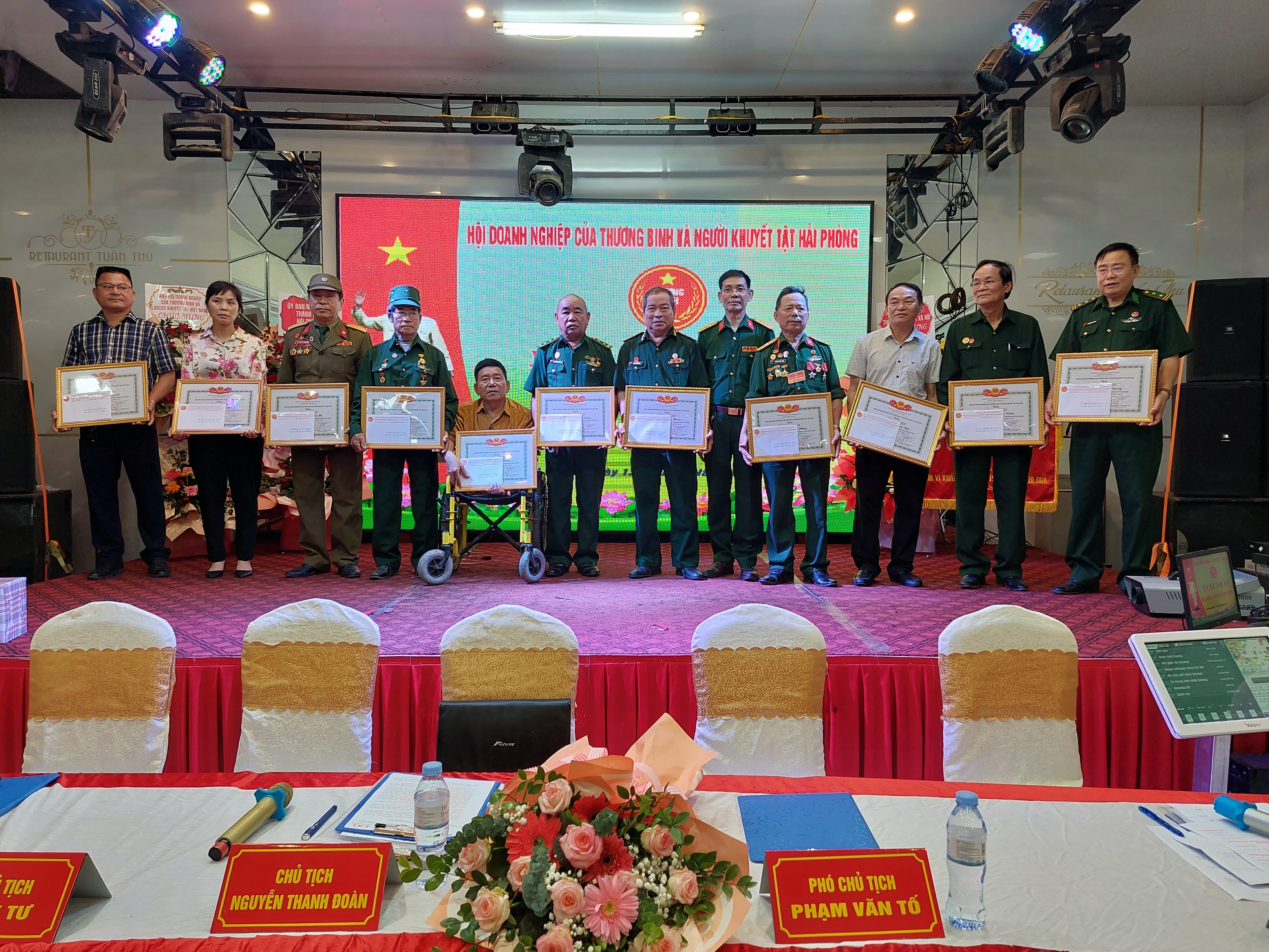 Hội Doanh nghiệp của Thương binh và Người khuyết tật TP. Hải Phòng tổ chức phiên Đại hội bất thường