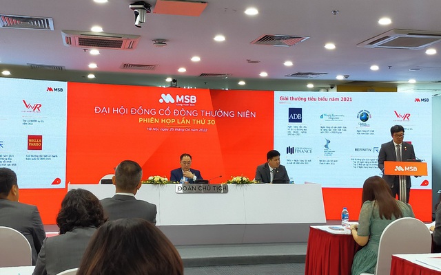 ĐHĐCĐ MSB: Tăng trưởng lợi nhuận quý I chỉ đạt 2%, cổ đông không thông qua kế hoạch sáp nhập