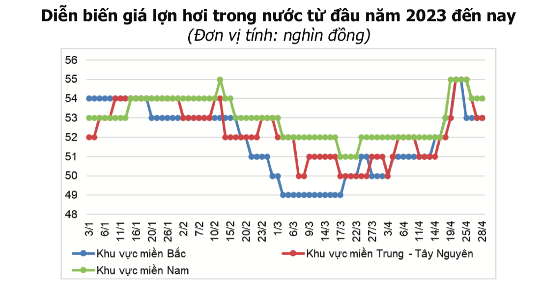 Dự báo giá heo hơi tăng nhẹ trong quý II, cải thiện rõ rệt vào quý III/2023
