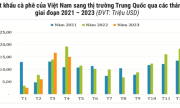 Trung Quốc giảm mua cà phê từ Việt Nam