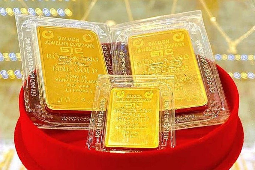 Vàng miếng SJC tăng nhẹ từ 50.000 – 100.000 đồng/lượng