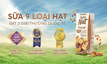 Sữa hạt Vinamilk Super Nut &#039;ẵm&#039; trọn 3 giải thưởng quốc tế