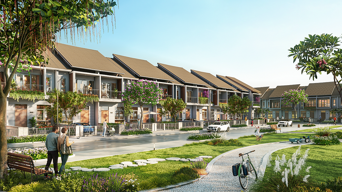 Đa dạng thiết kế nhà phố tại Gem Sky World