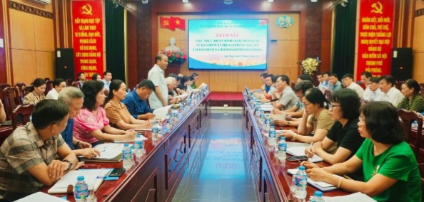 Đoàn đại biểu Quốc hội Hải Phòng giám sát tại BHXH TP và khảo sát thực hiện chính sách bảo hiểm xã hội tại doanh nghiệp