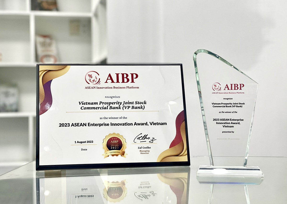 Giải thưởng doanh nghiệp sáng tạo Asean 2023 xướng tên ngân hàng VPBank