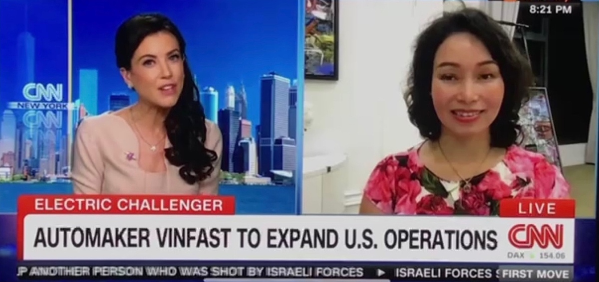 Chiếm 'sóng' giờ vàng CNN, CEO Vinfast hé lộ kế hoạch sau niêm yết