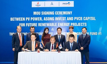 PV Power, Asong Invest và PVCB Capital ký kết Biên bản ghi nhớ hợp tác đầu tư trong ngành Công nghiệp Xanh Việt Nam