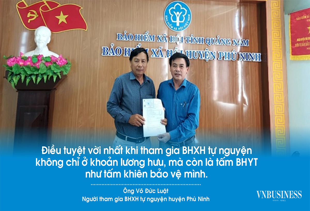 Một 'lá cờ đầu' trong tham gia BHXH tự nguyện ở xứ Quảng