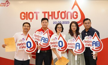 Người TNG Holdings Vietnam mang &#039;giọt thương&#039; gửi vào ngân hàng máu
