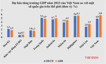 Tăng trưởng GDP của Việt Nam nằm trong nhóm nước cao nhất thế giới