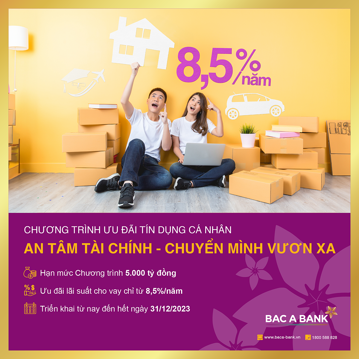 Bac A Bank dành 5.000 tỷ đồng cho vay ưu đãi vốn trung và dài hạn