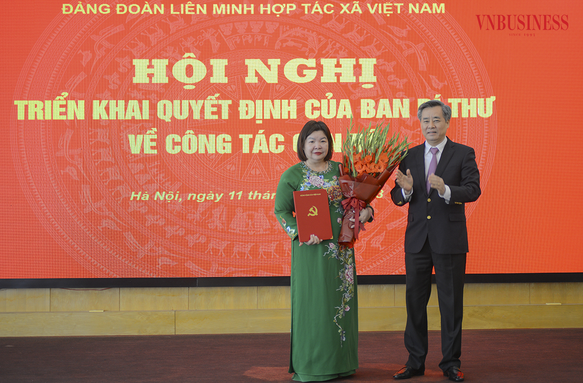 Bà Cao Xuân Thu Vân được chỉ định giữ chức Bí thư Đảng đoàn Liên minh HTX Việt Nam