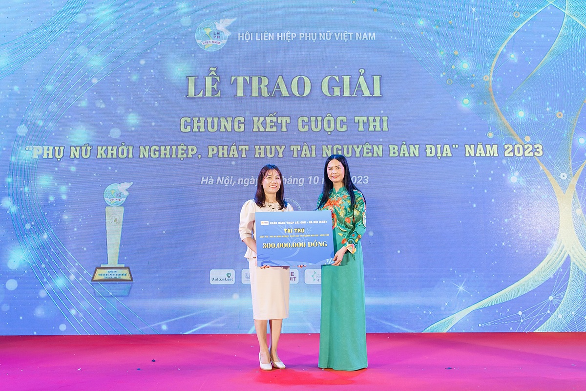 Nâng bước Doanh nghiệp nữ chủ, SHB tài trợ Dự án Phụ nữ khởi nghiệp 2023