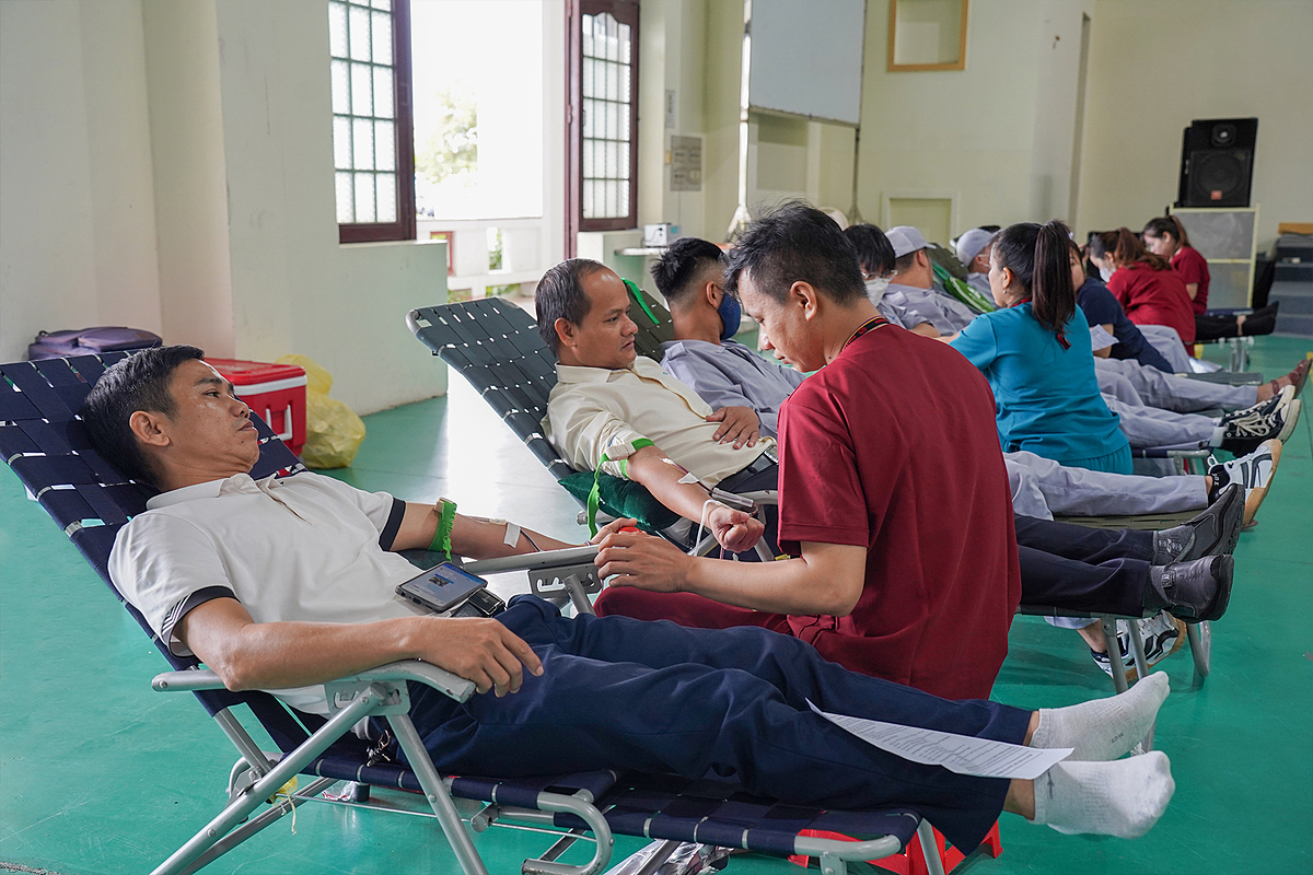 Cán bộ nhân viên THACO Chu Lai hưởng ứng phong trào hiến máu nhân đạo đợt 2 năm 2023