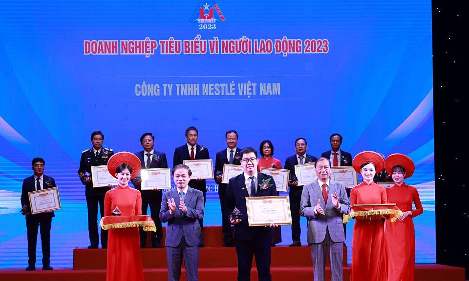 Nestlé Việt Nam được vinh danh Doanh nghiệp tiêu biểu vì Người lao động lần thứ 4 liên tiếp