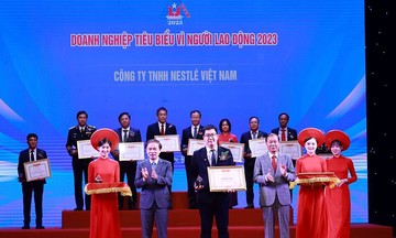 Nestlé Việt Nam được vinh danh Doanh nghiệp tiêu biểu vì Người lao động lần thứ 4 liên tiếp