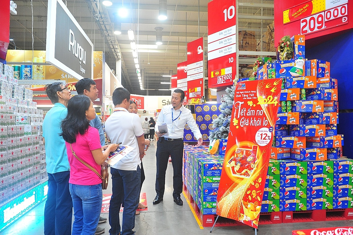 MM Mega Market tăng 20-30% tổng lượng dự trữ hàng hóa cho dịp Tết