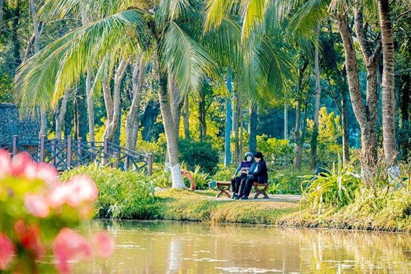 Người già sống lâu, sống khoẻ, sống trẻ, sống vui trong đại đô thị xanh lớn nhất miền Bắc