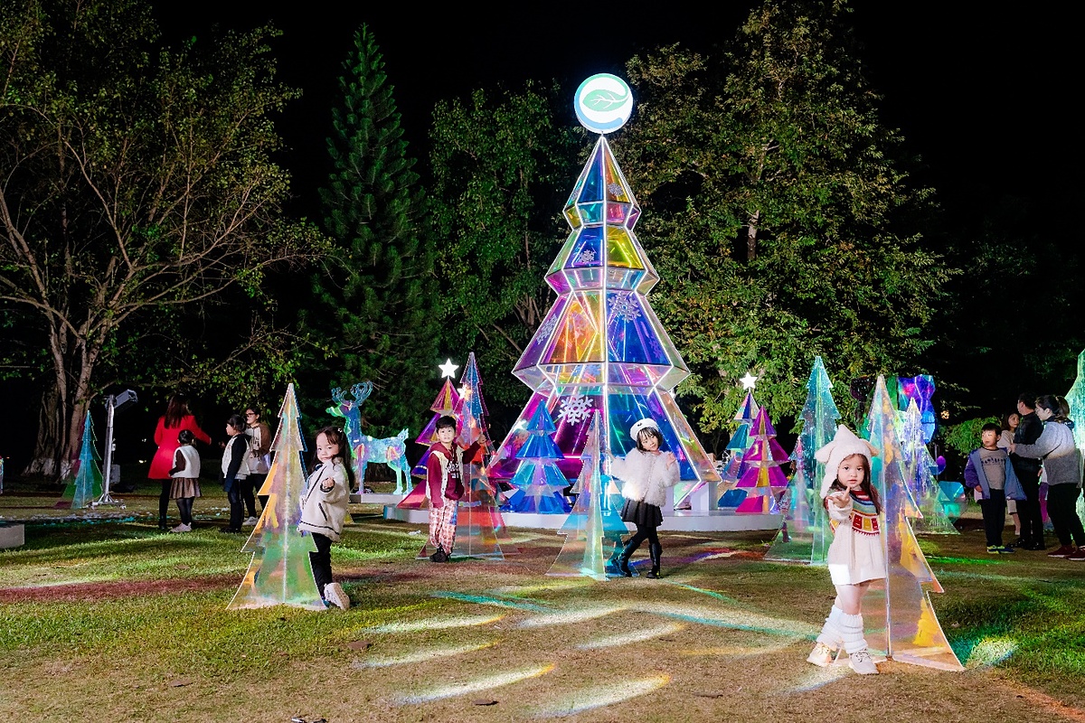 Đón Noel sớm: Cha mẹ nô nức đưa con đi check in “Khu rừng pha lê” cách hồ Hoàn Kiếm 14km